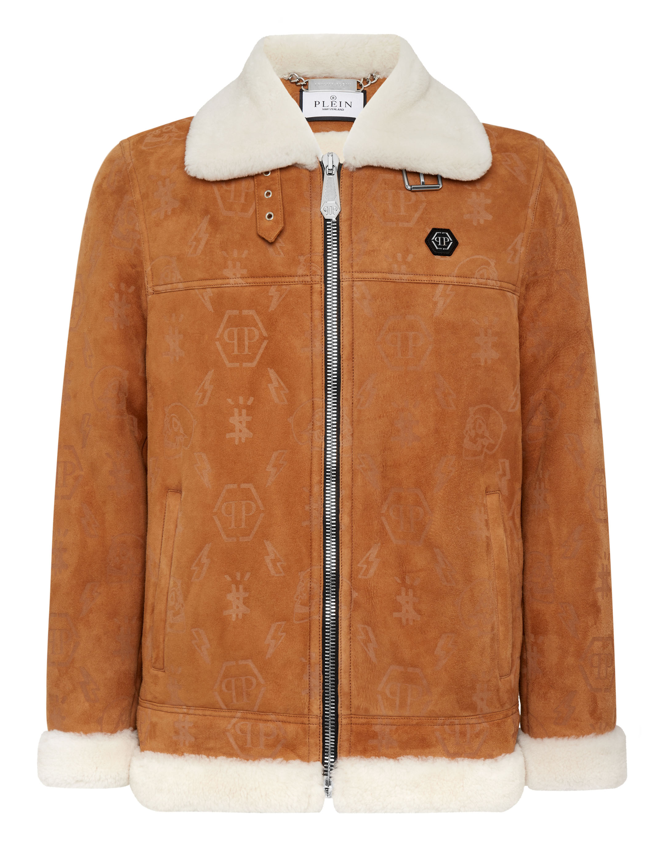 Shop Louis Vuitton MONOGRAM Monogram Wool Cotton Shearling Jackets