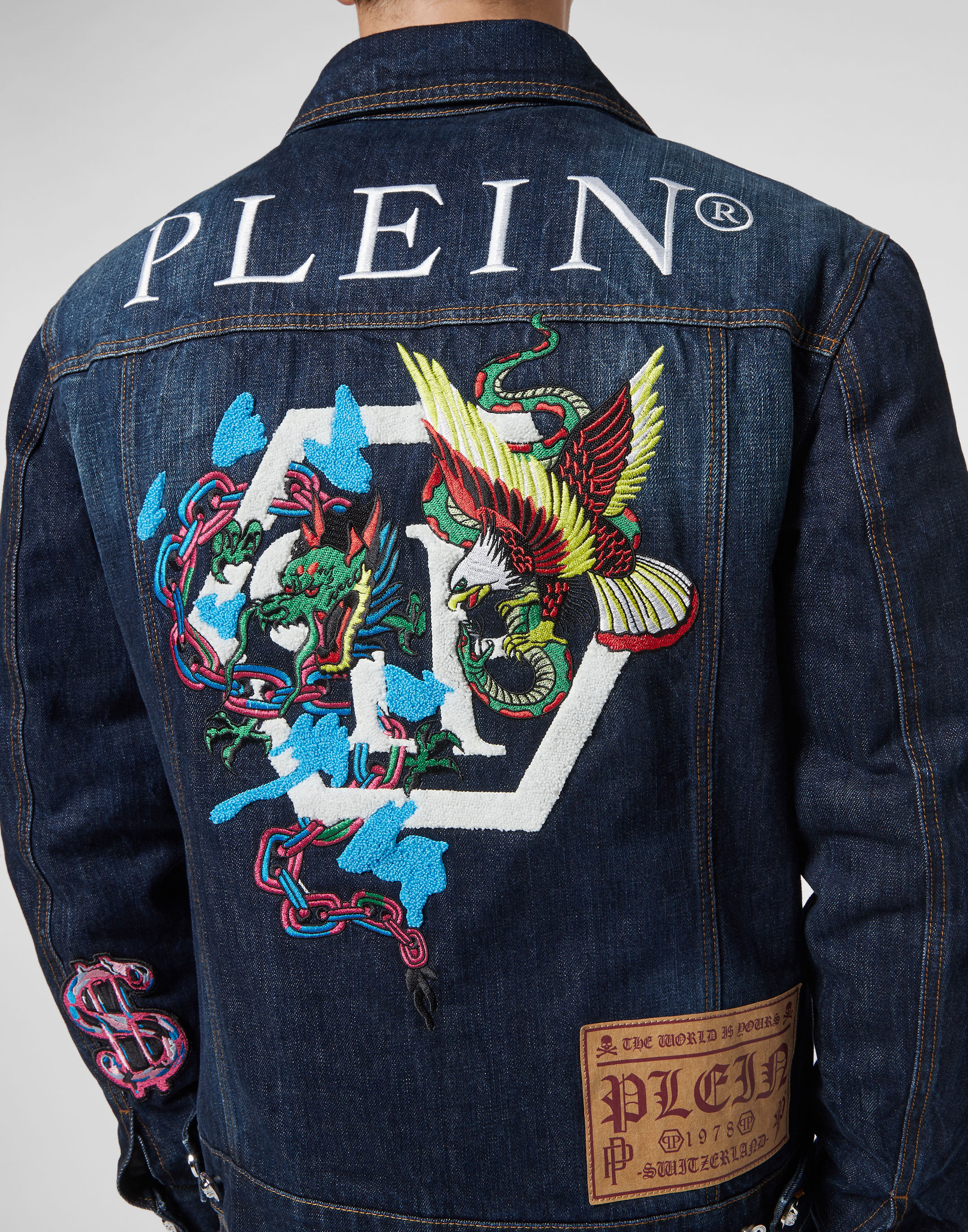 Customizable Patch Denim Jacket