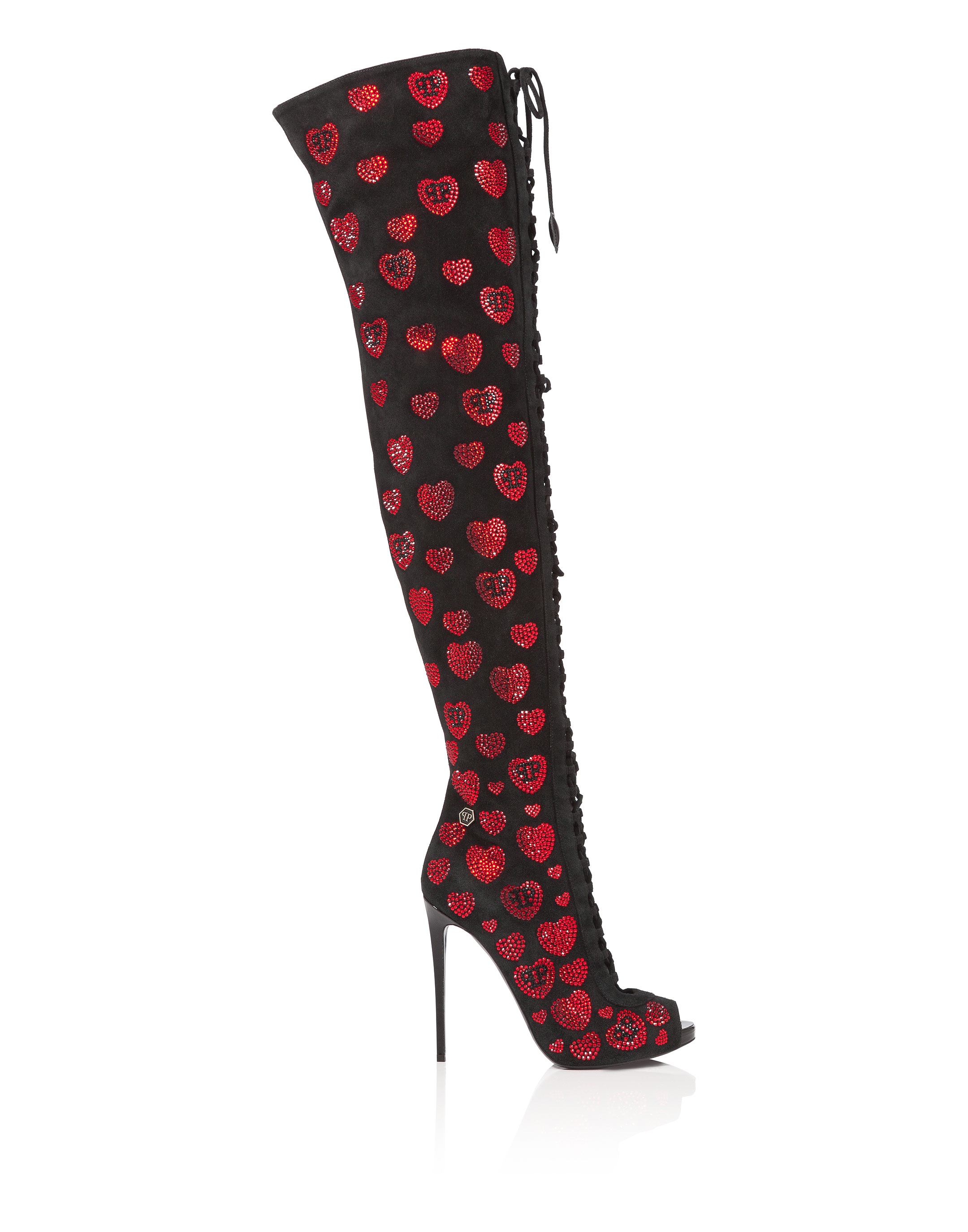 philipp plein thigh high boots
