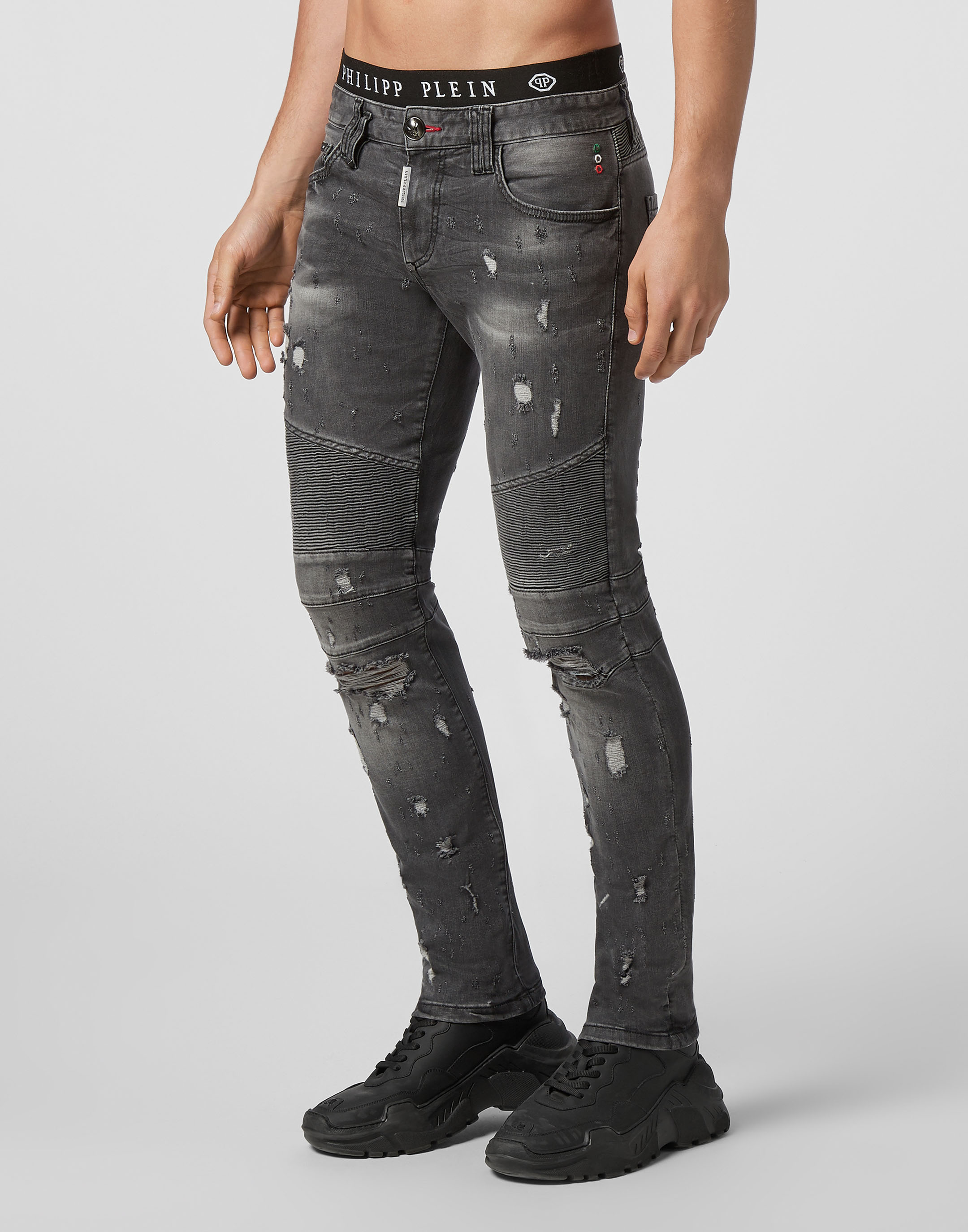 philipp plein biker jeans