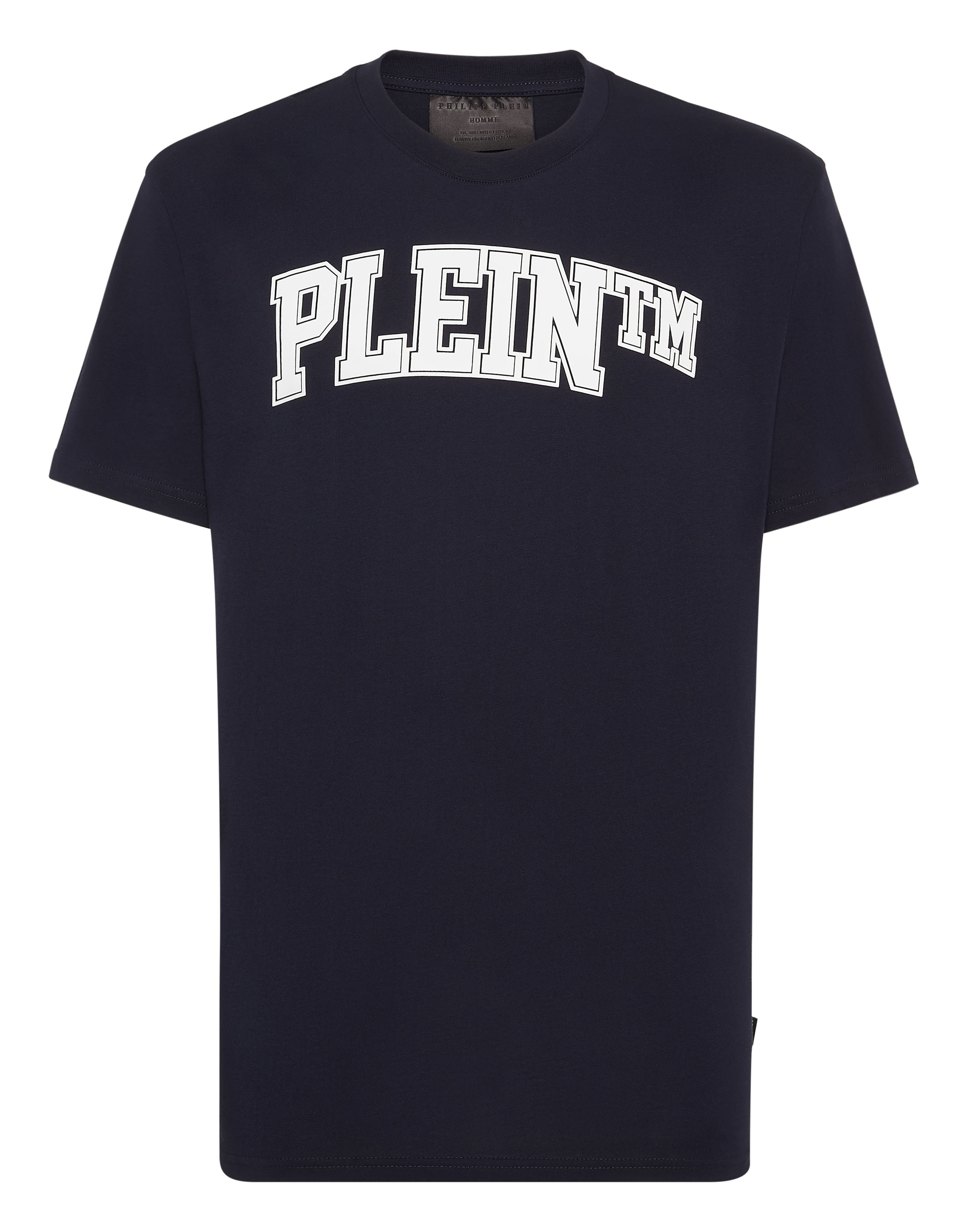 Tシャツ・カットソー PHILIPP PLEIN Men Polo Shirts SAEC MTK 8133 PJY002N0202 Blac Round Neck T-Shirt College | Philipp Plein Outlet