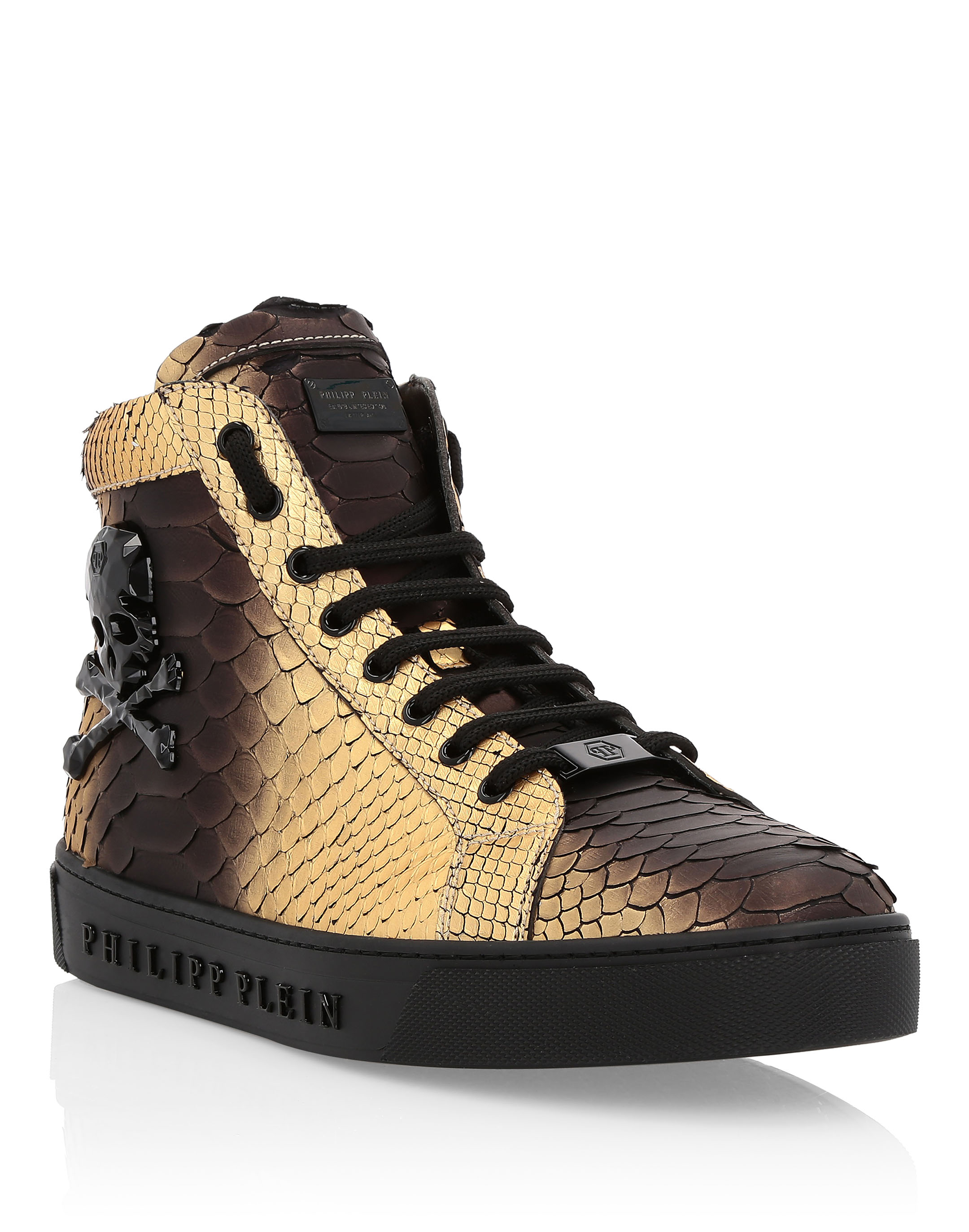 philipp plein python sneakers