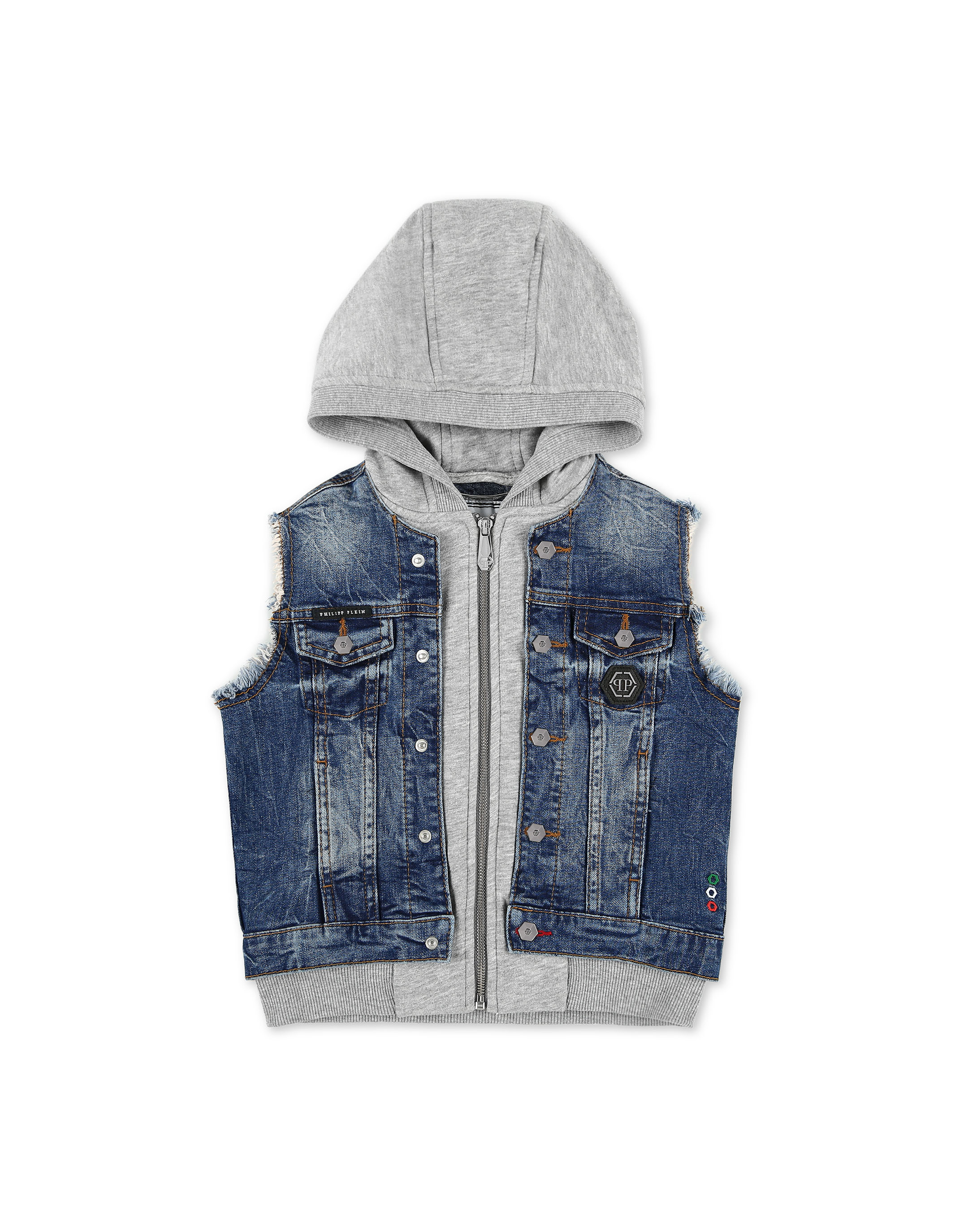 Stonewashed Sleeveless Trucker Jacket - Women - Ready-to-Wear