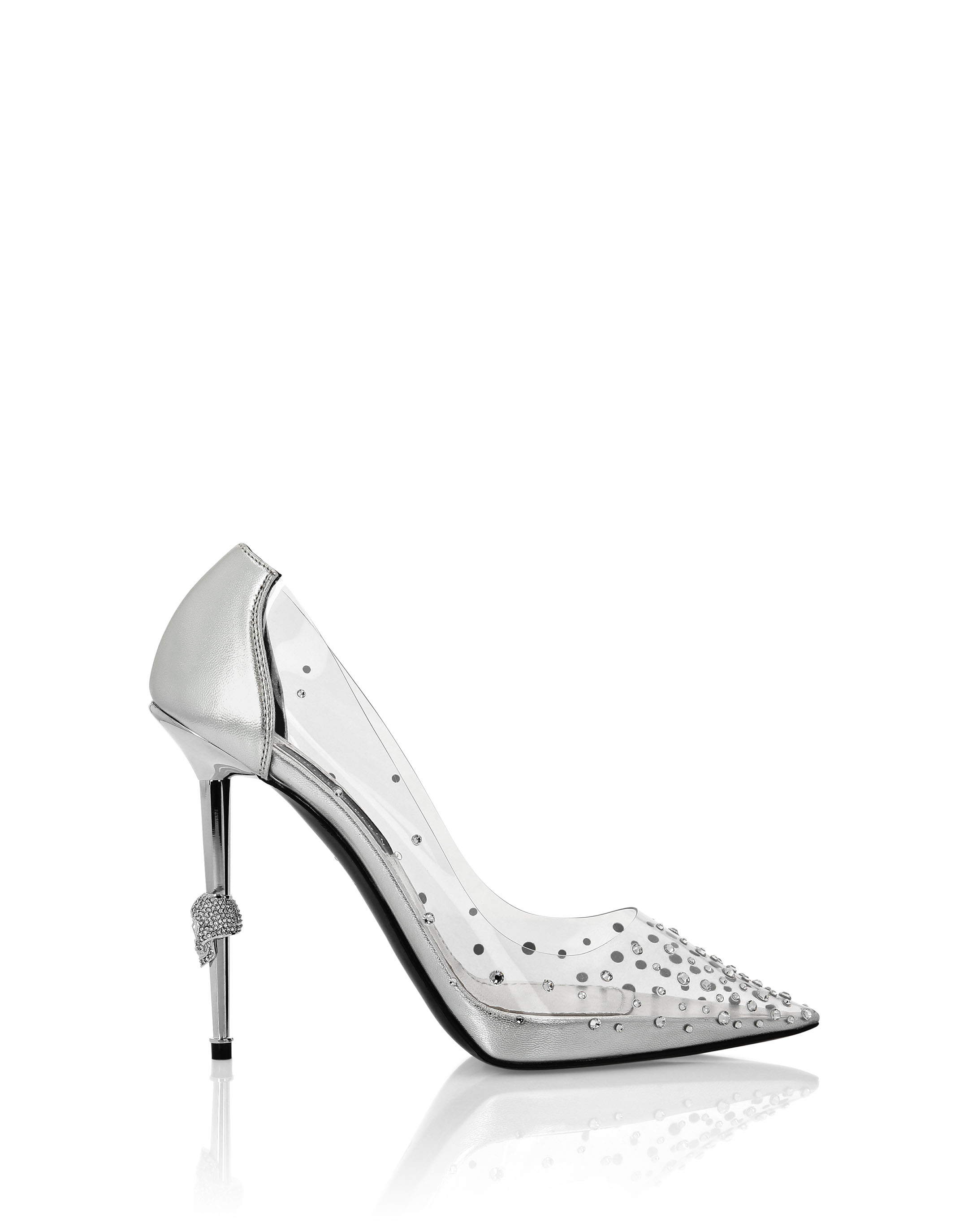 Decollete Hi Heels in pvc Crystal