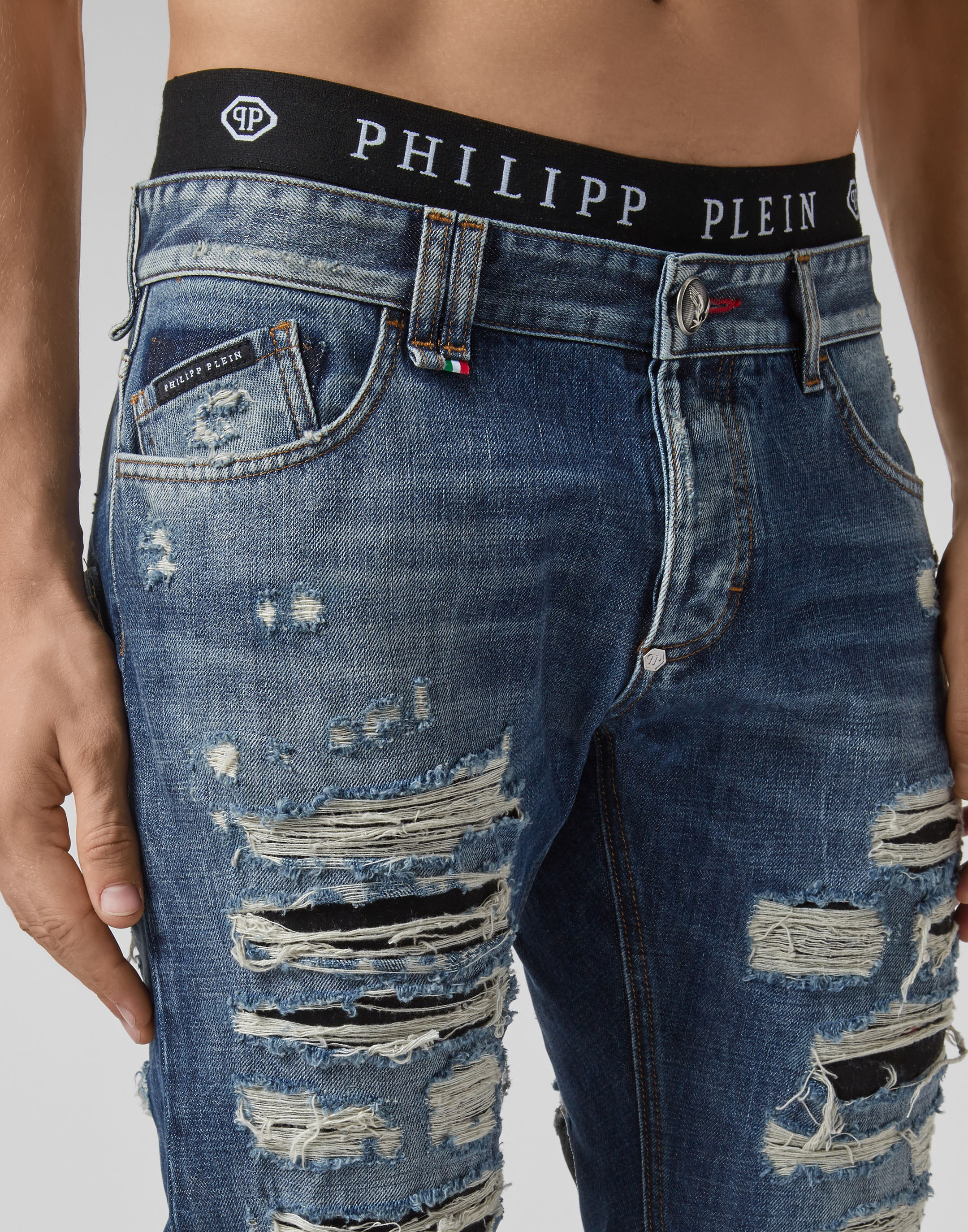 Straight Cut ripped Original | Plein Outlet
