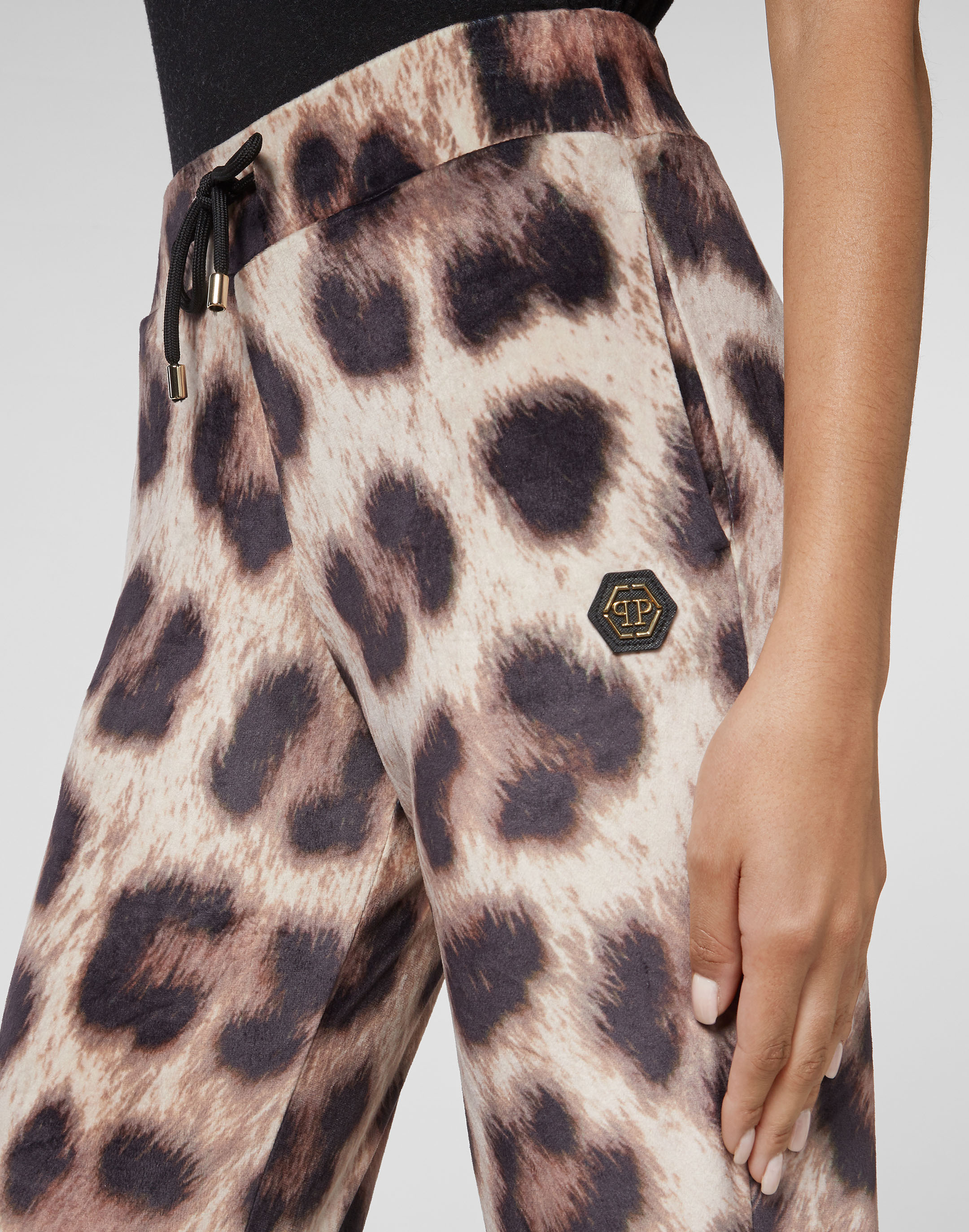 Leopard Velvet Printed Leggings
