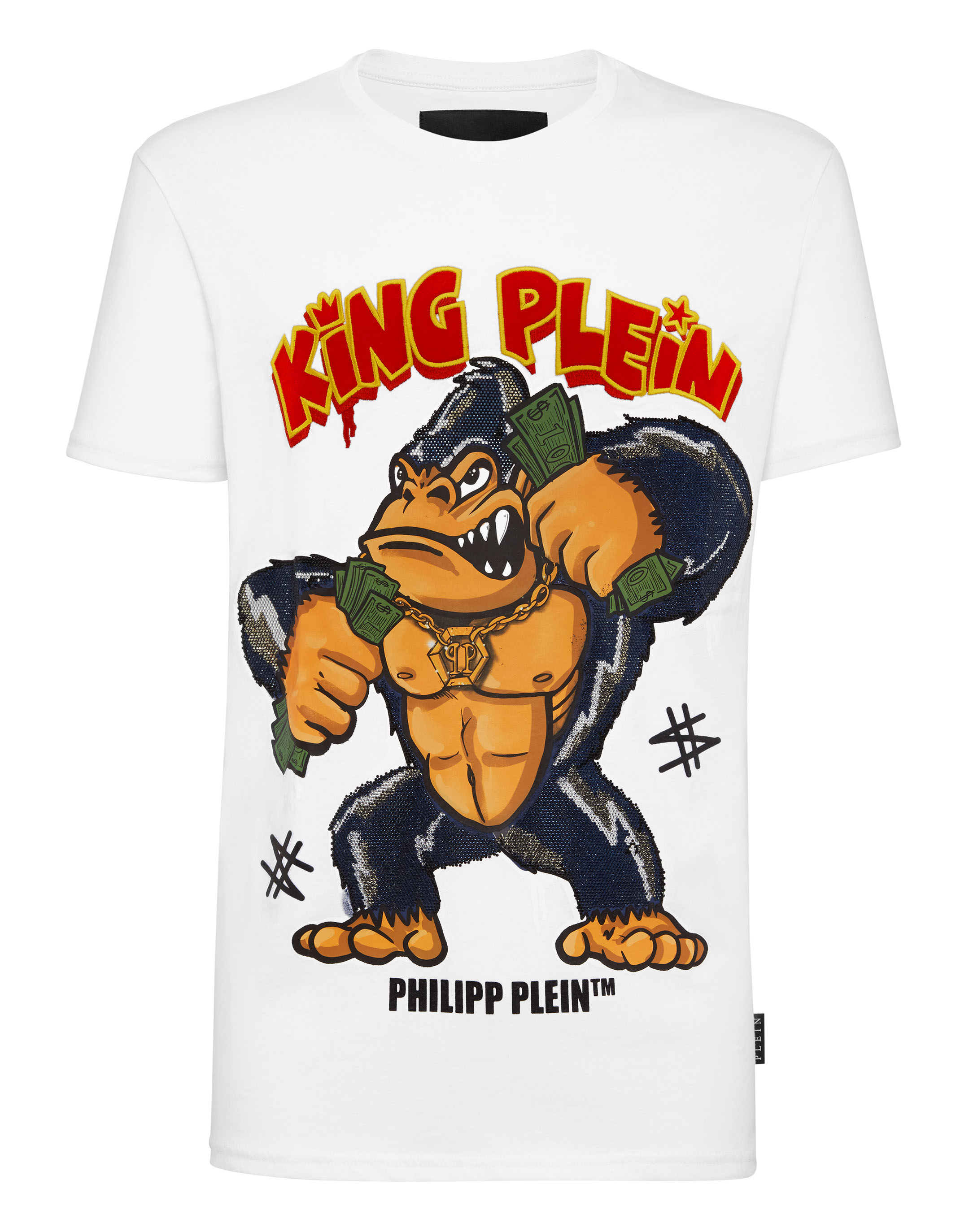 Significado tonto Tormenta T-shirt Round Neck SS King Plein | Philipp Plein Outlet