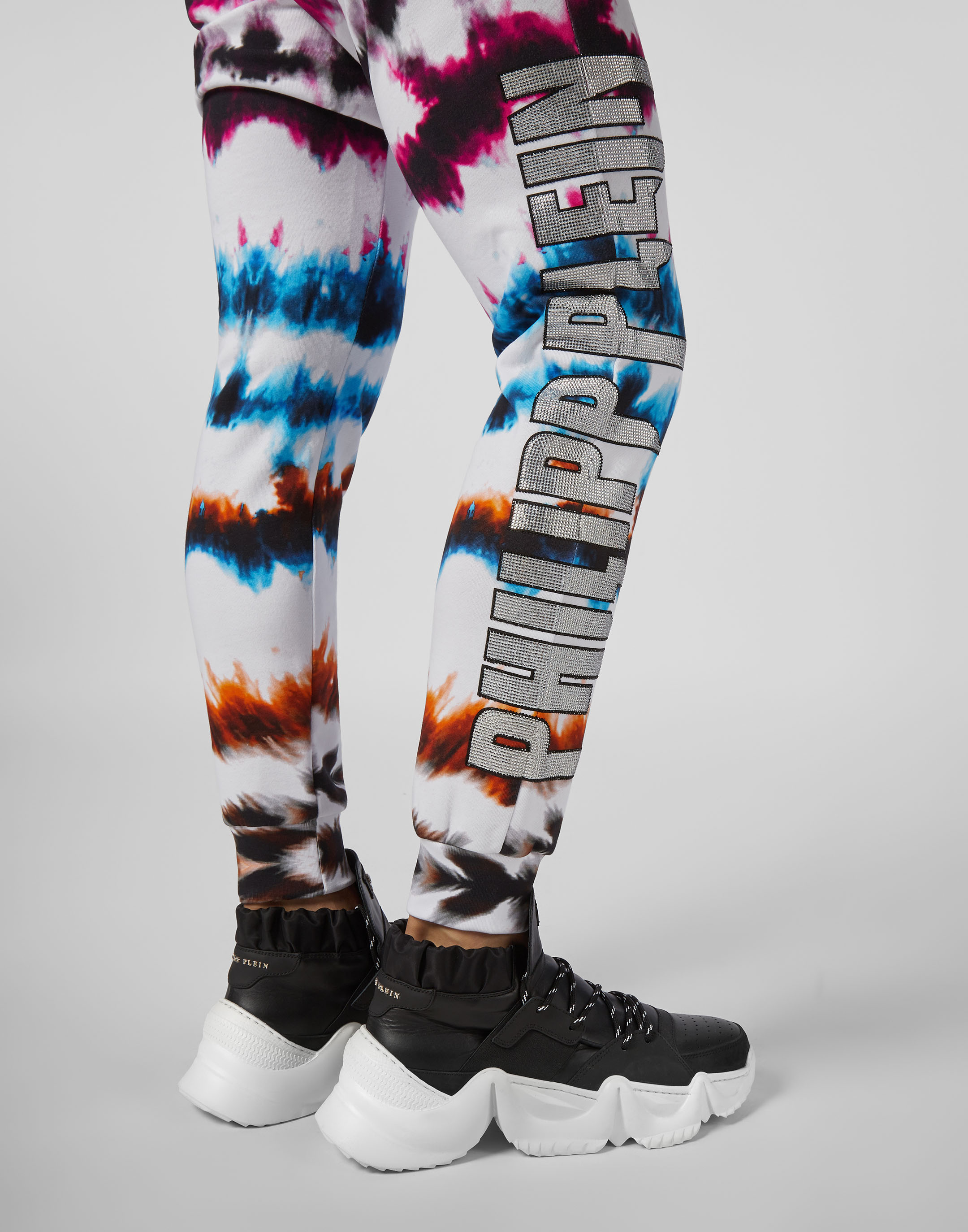 Jogging Trousers Tie dye | Philipp Plein Outlet 家庭用ゲーム 【新品】Tie-Dye Pattern Sweat Pants L その他