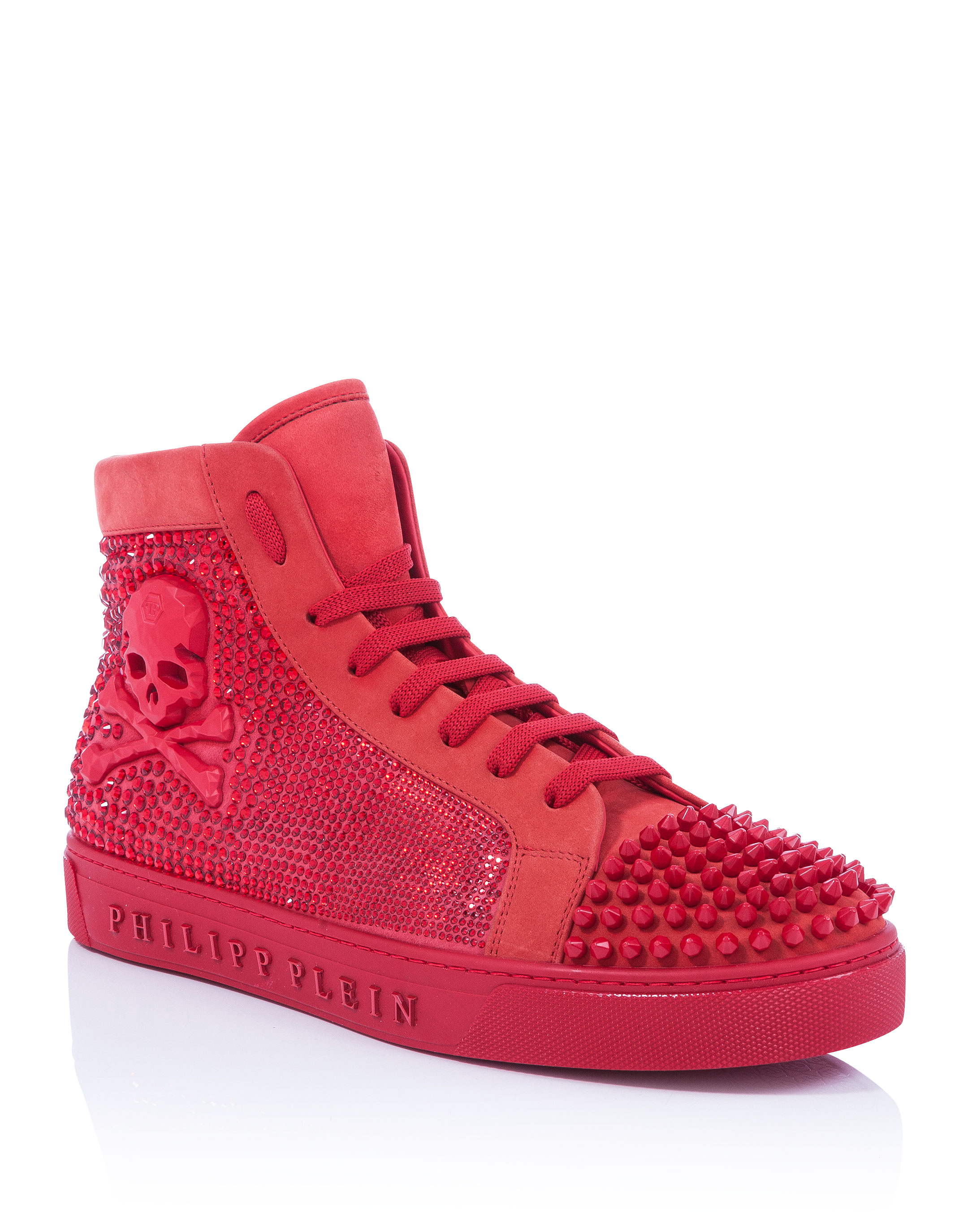 philipp plein sneakers red