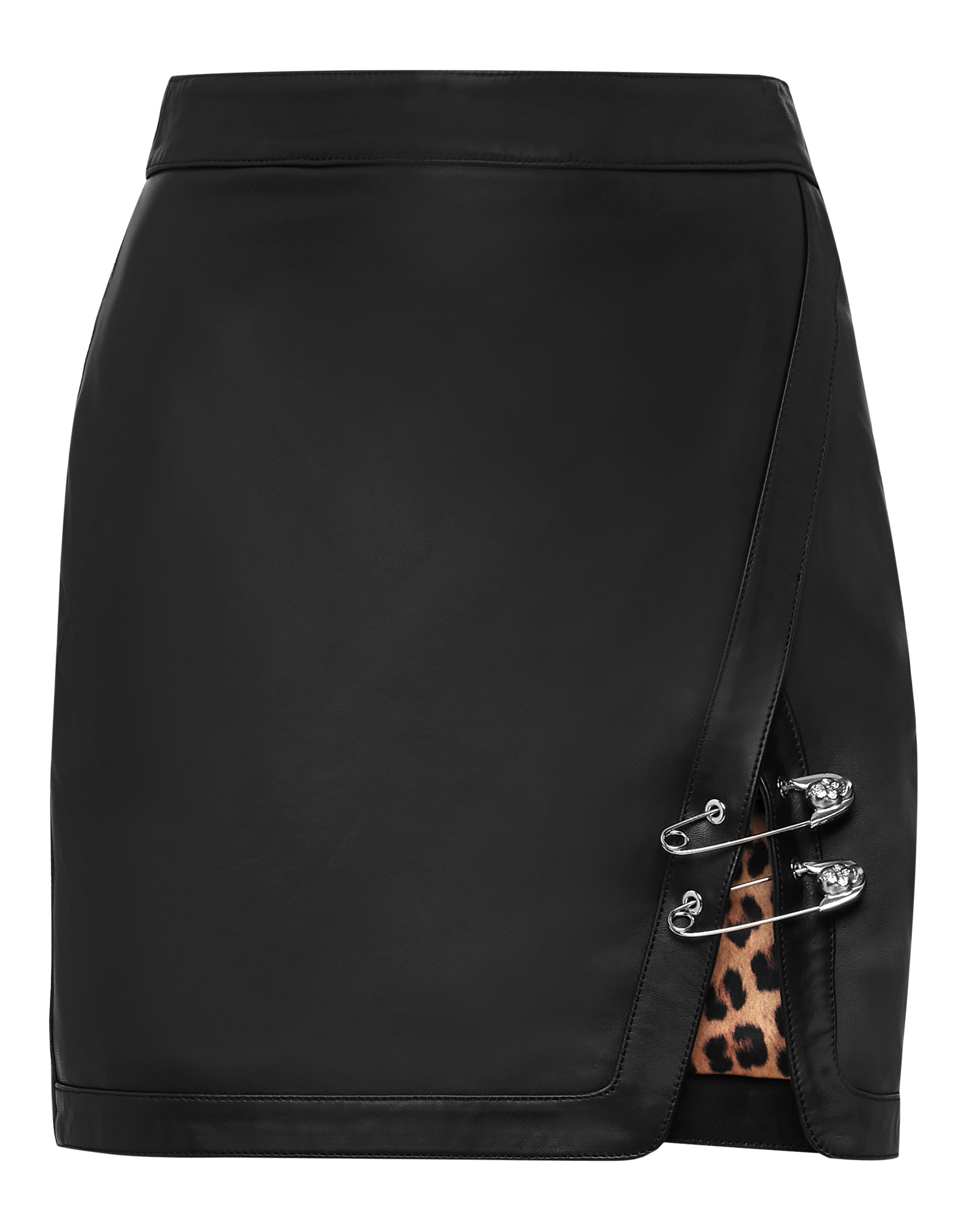 Leather Skirt Short Pins | Philipp Plein Outlet