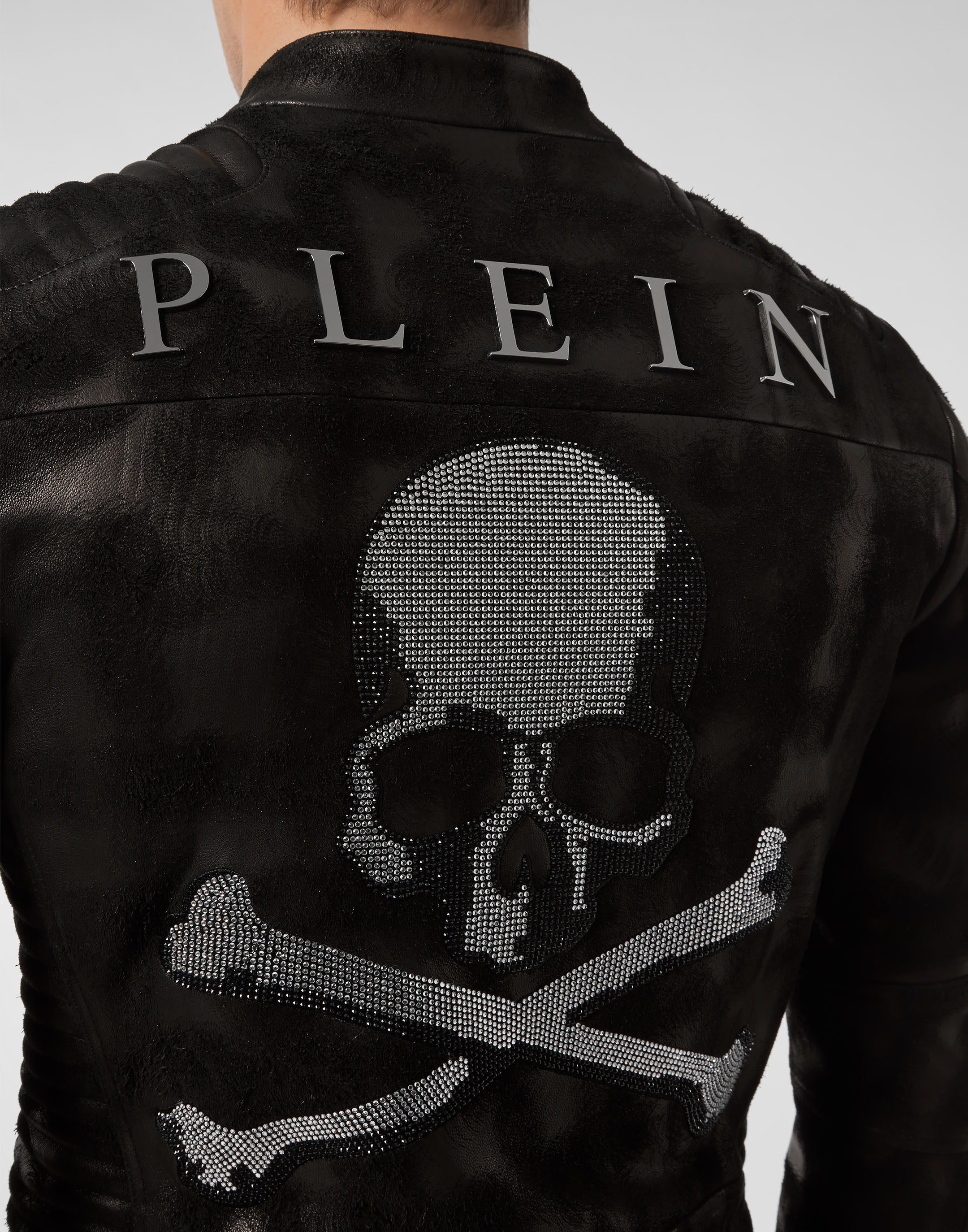 Leather Moto Jacket Skull | Philipp