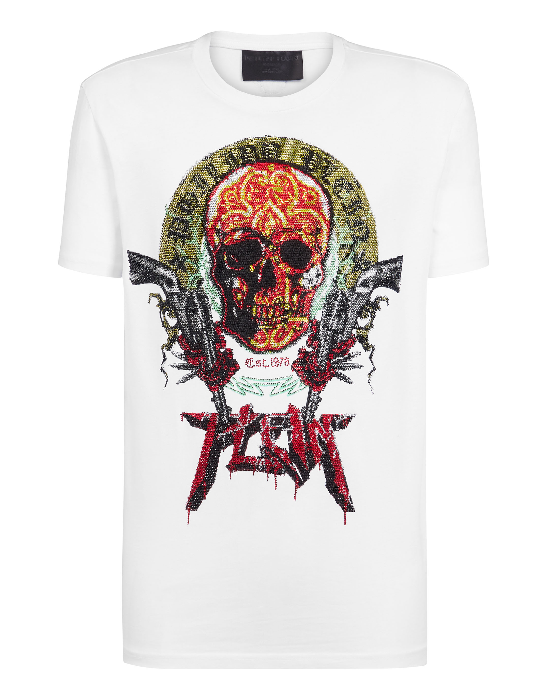 PHILIPP PLEIN ヘシックラウントネックTシャツ 【関税込