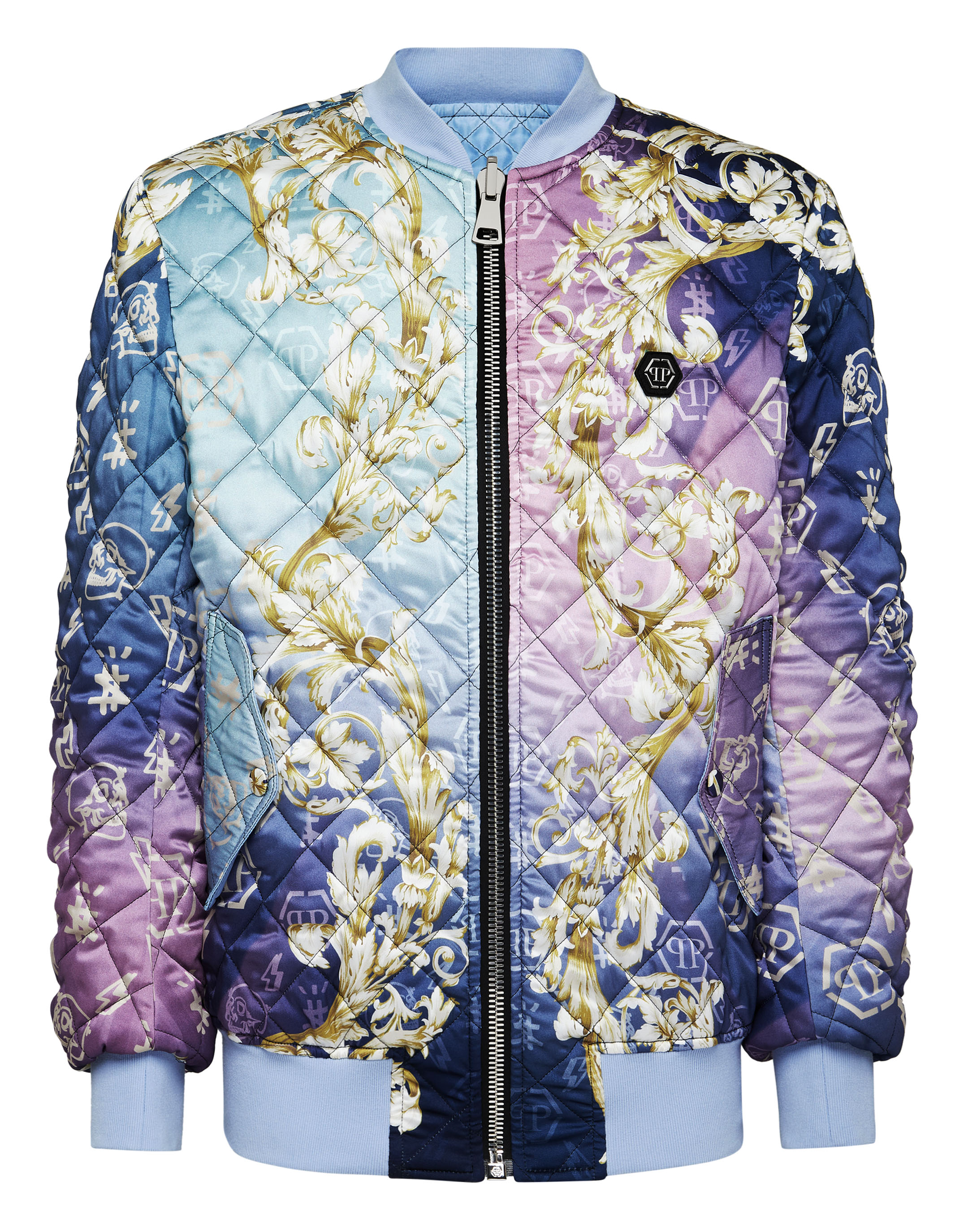 HOT Louis Vuitton Tie Dye Blue Luxury Brand Bomber Jacket Limited Edition