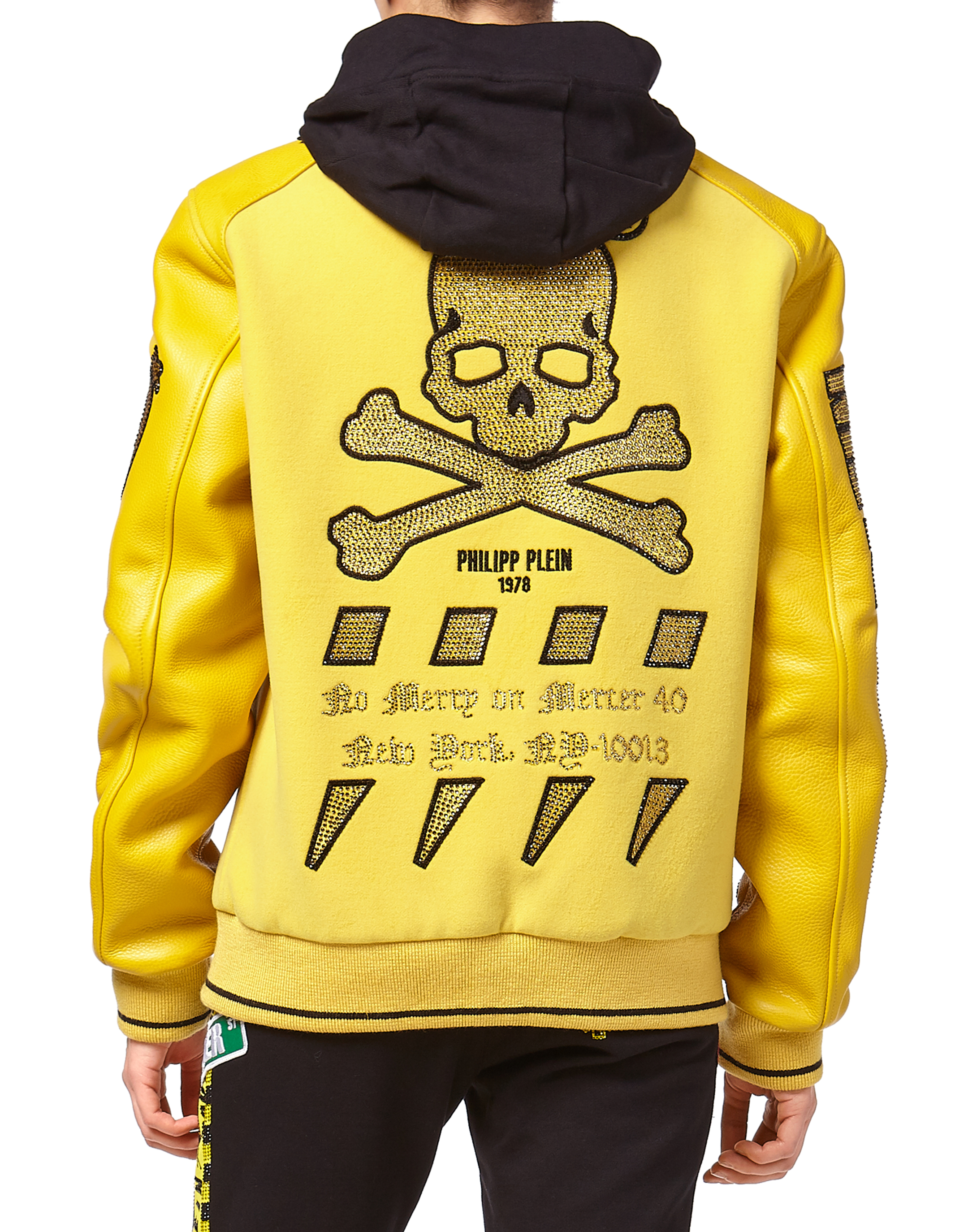 philipp plein yellow hoodie