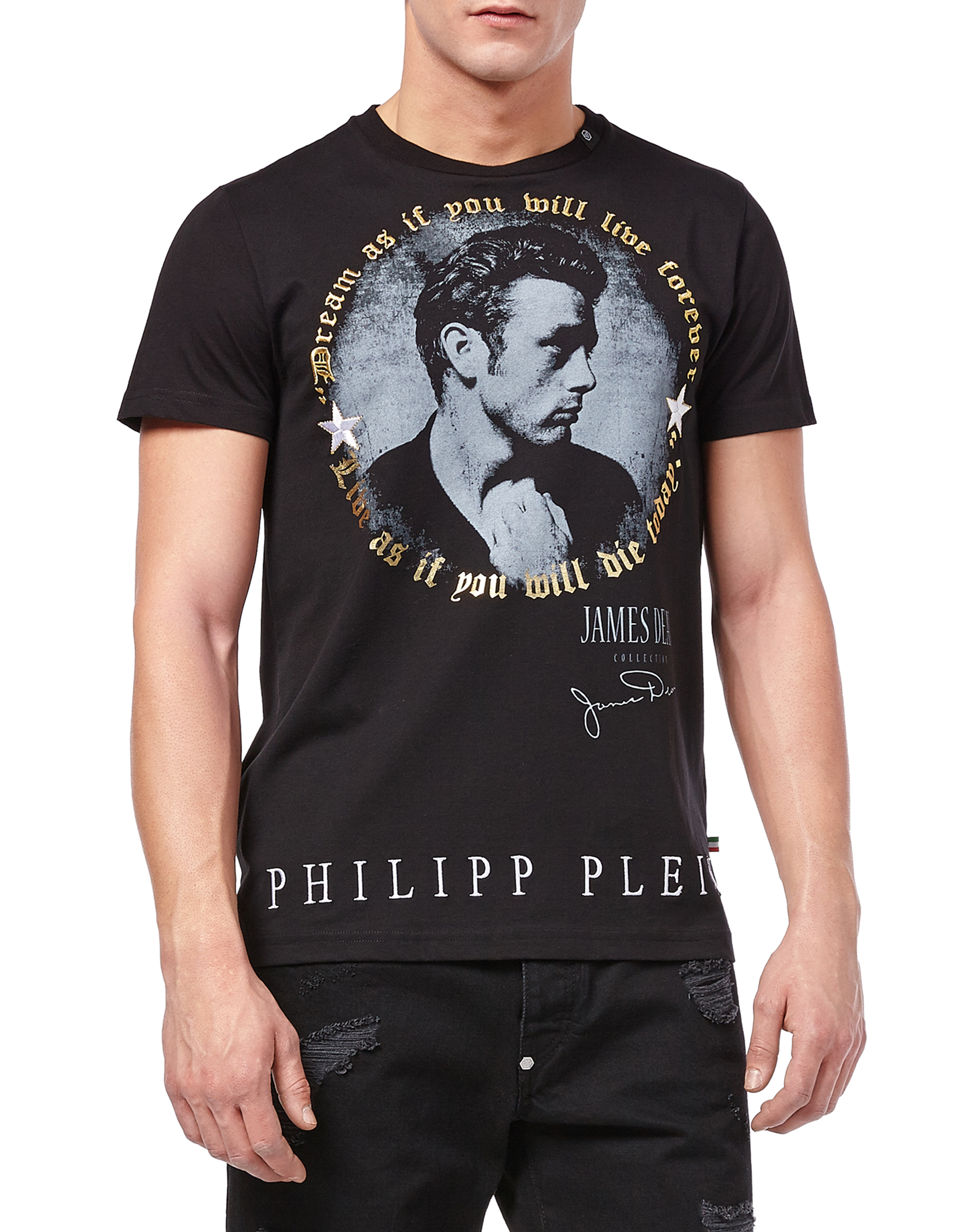 philipp plein james dean t shirt